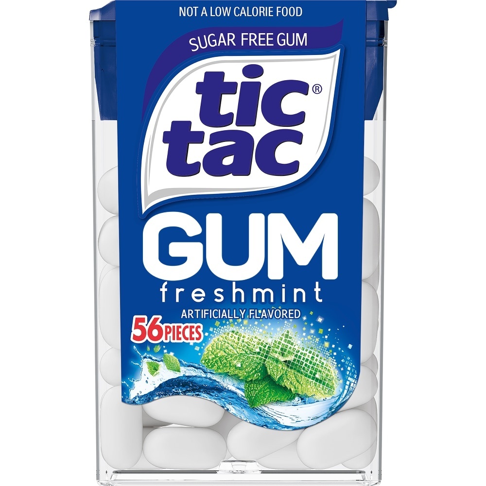 slide 1 of 2, Tic Tac Freshmint Gum, 0.94 oz