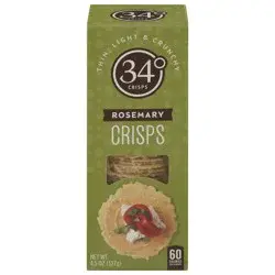 34 Degrees Rosemary Crisps 4.5 oz