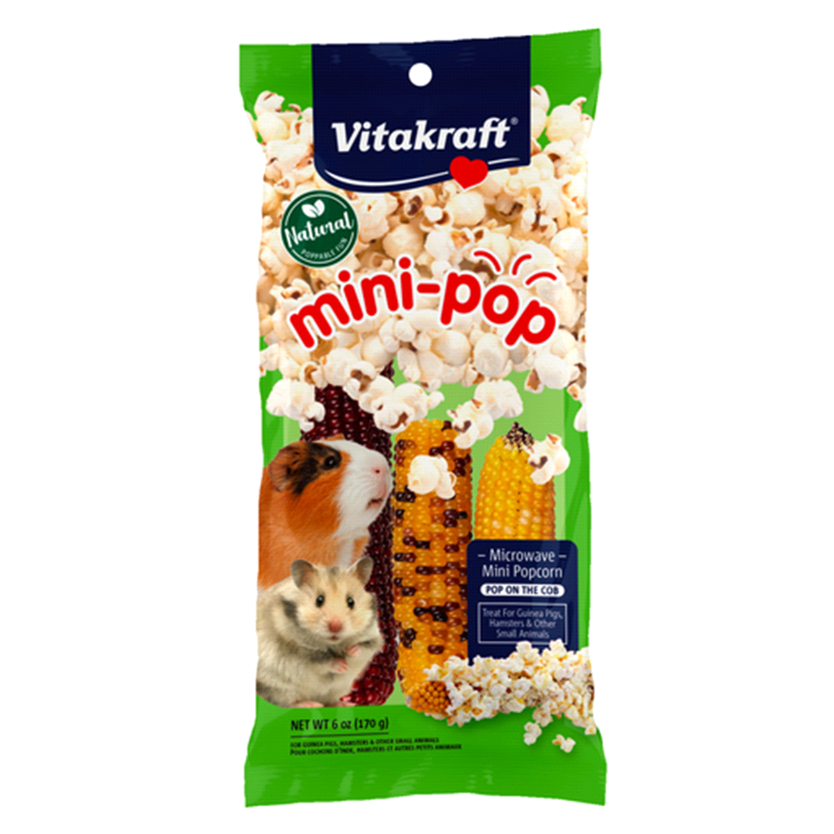 slide 1 of 1, Vitakraft Small Animal Mini Popcorn, 6 oz