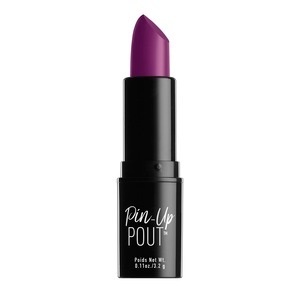 slide 1 of 1, NYX Professional Makeup Pin-Up Pout Lipstick - Violet Femme, 0.11 oz