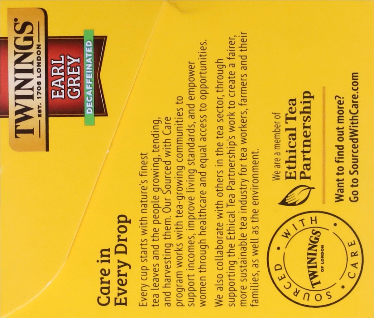 slide 9 of 9, Twinings Earl Grey Black Tea Decaffeinated Tea Bags, 20 ct; 1.23 oz