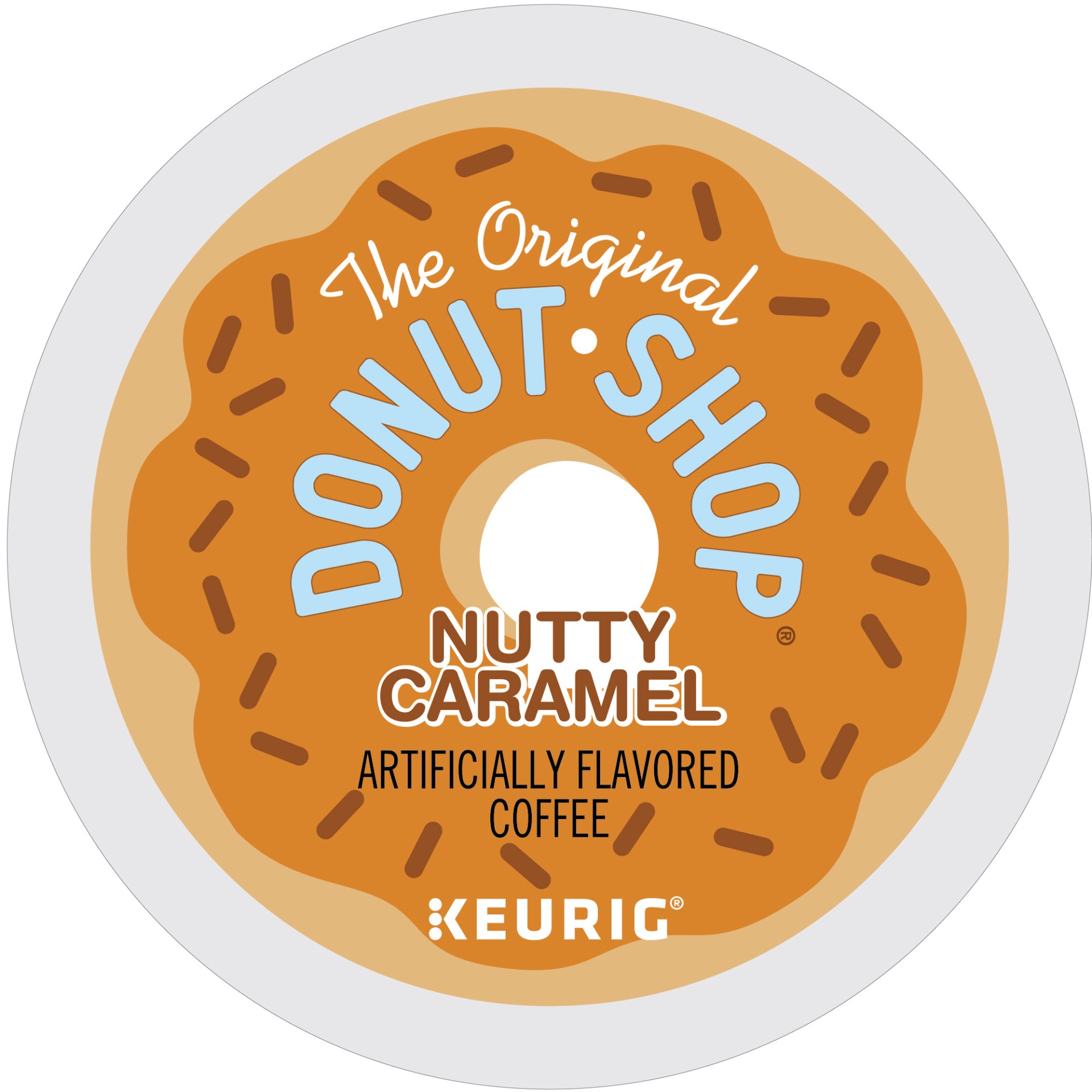 slide 1 of 1, The Original Donut Shop Nutty Caramel Coffee K-Cups, 6 ct