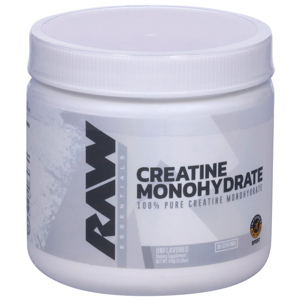 slide 9 of 14, Raw Essentials Unflavored Creatine Monohydrate 5.30 oz, 5.3 oz
