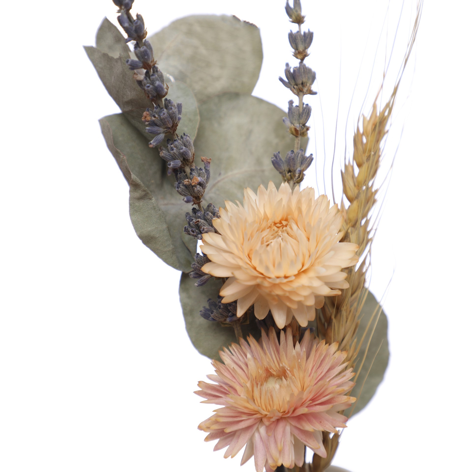 slide 3 of 3, 9.5" Natural Dried Floral Arrangement In White Container By Ashland, 9.5 in