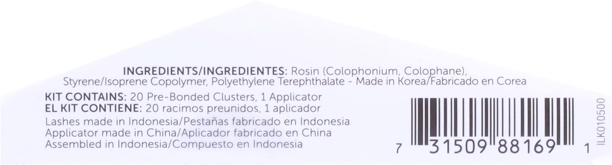 slide 9 of 9, imPRESS Press-On Falsies Natural Clusters 20 ea, 1 ct