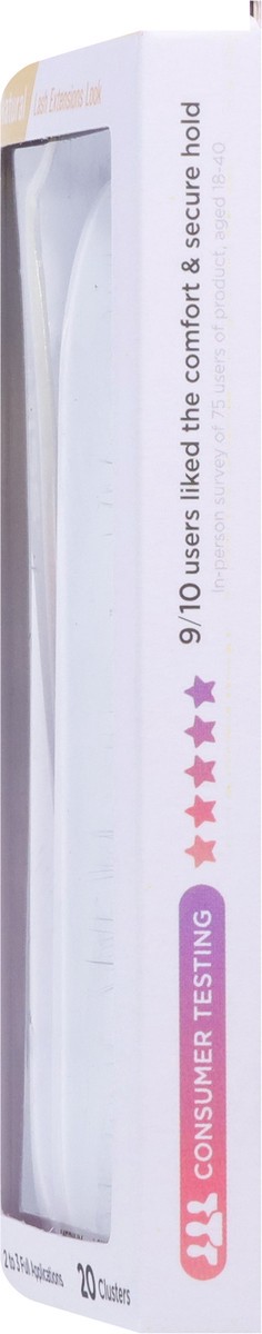 slide 3 of 9, imPRESS Press-On Falsies Natural Clusters 20 ea, 1 ct