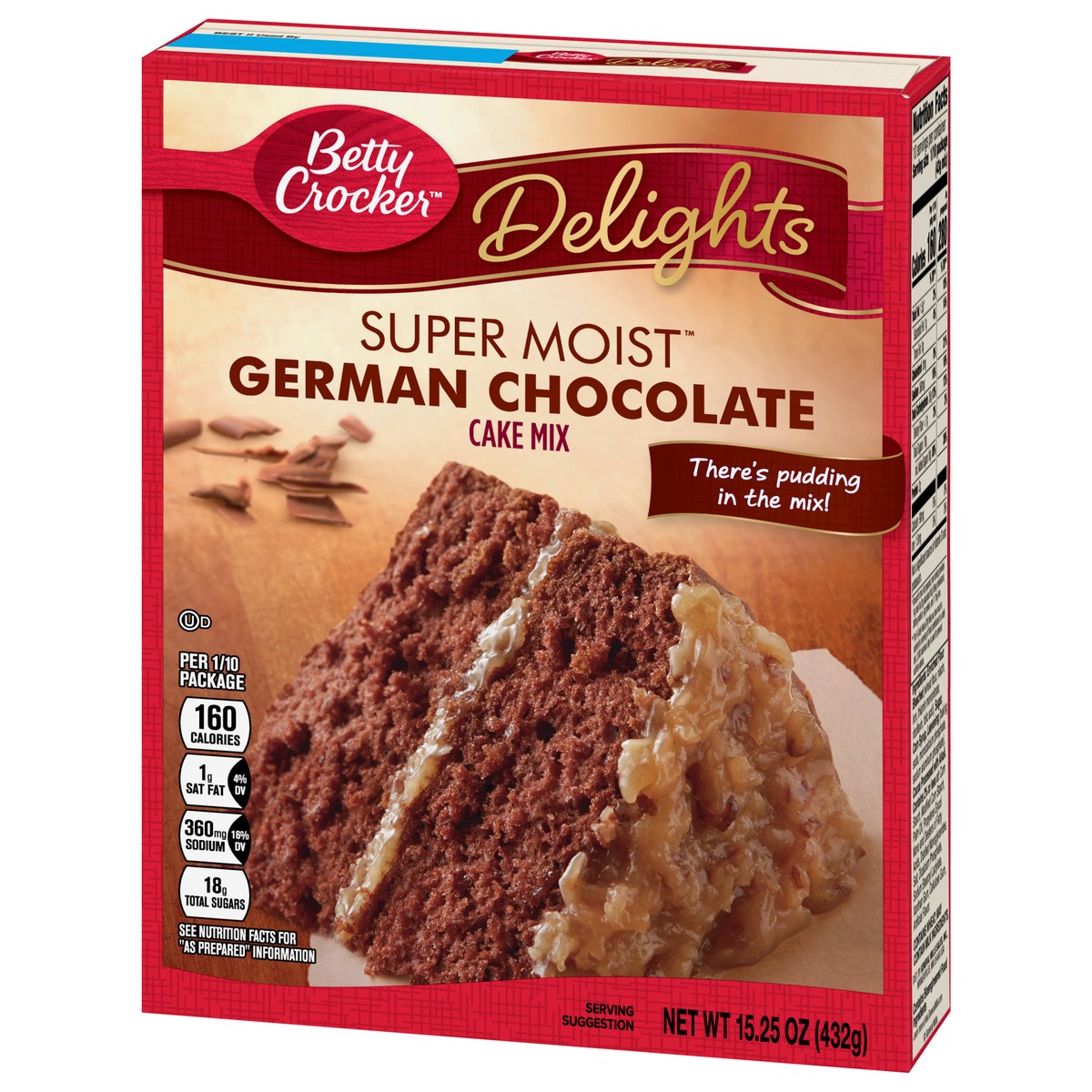 slide 3 of 9, Betty Crocker German Chocolate Cake, 15.25 oz