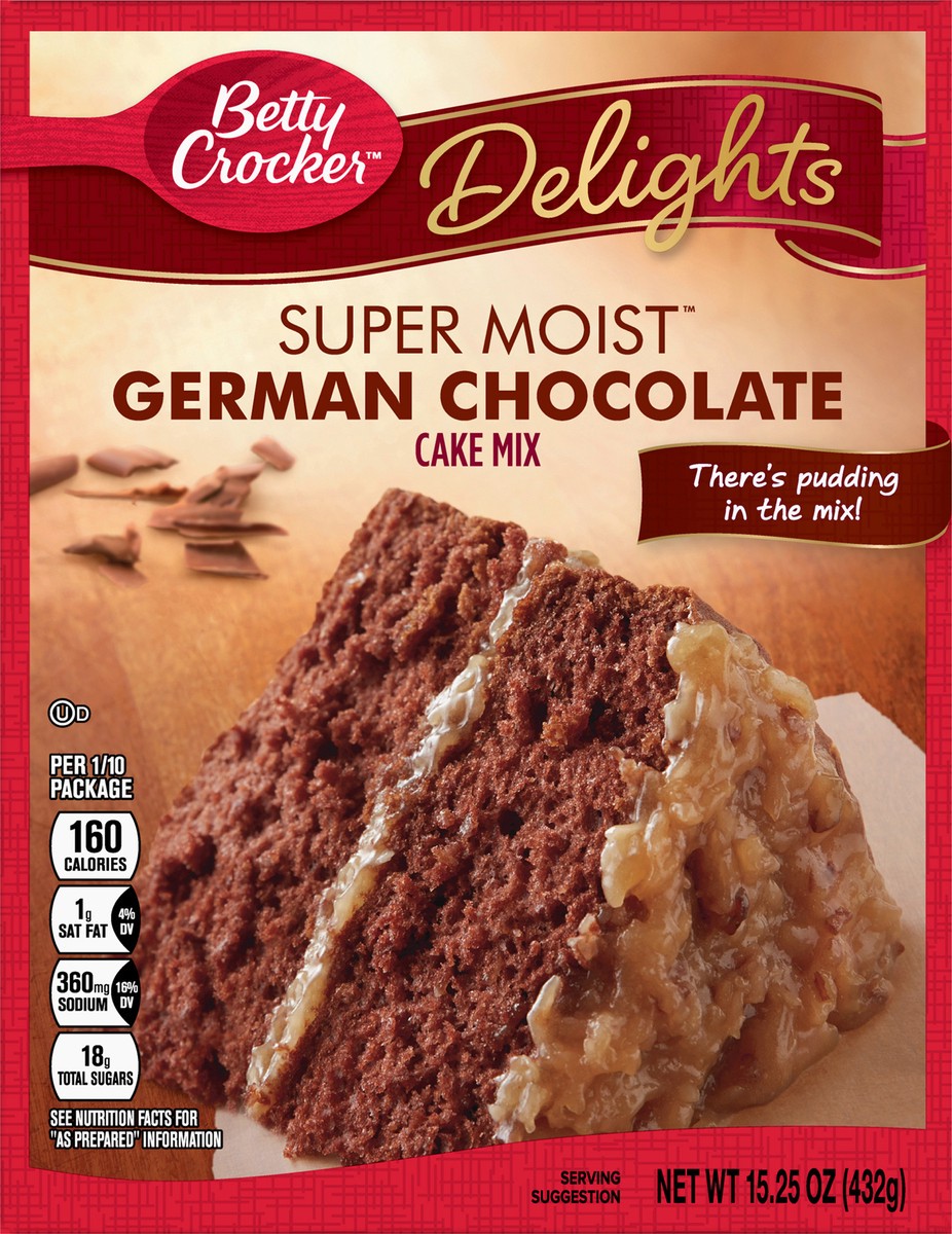 slide 6 of 9, Betty Crocker German Chocolate Cake, 15.25 oz