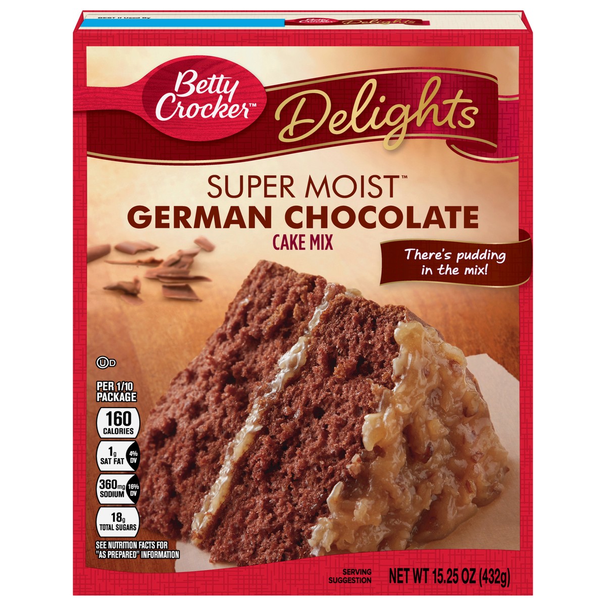 slide 1 of 9, Betty Crocker German Chocolate Cake, 15.25 oz