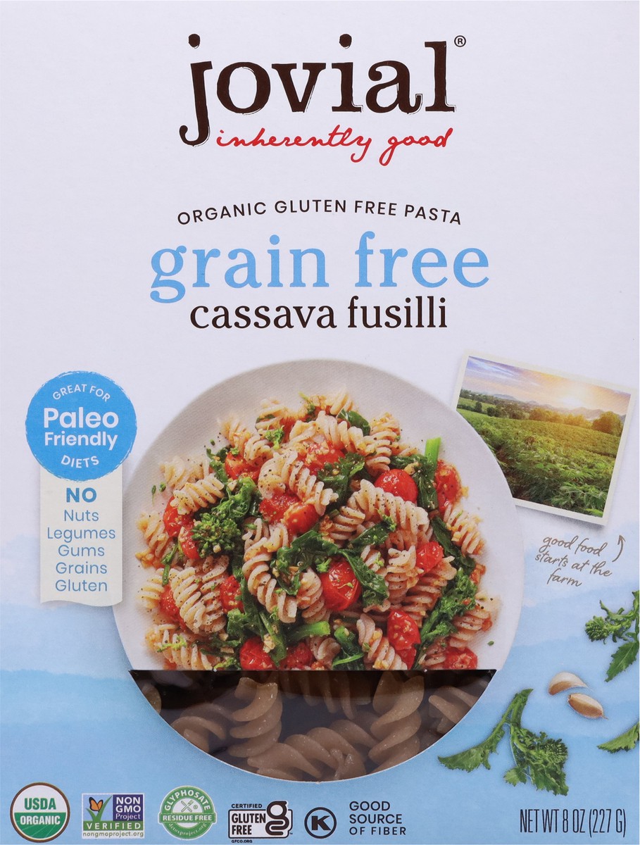 slide 3 of 14, Jovial Organic Grain Free Cassava Fusilli 8 oz, 8 oz