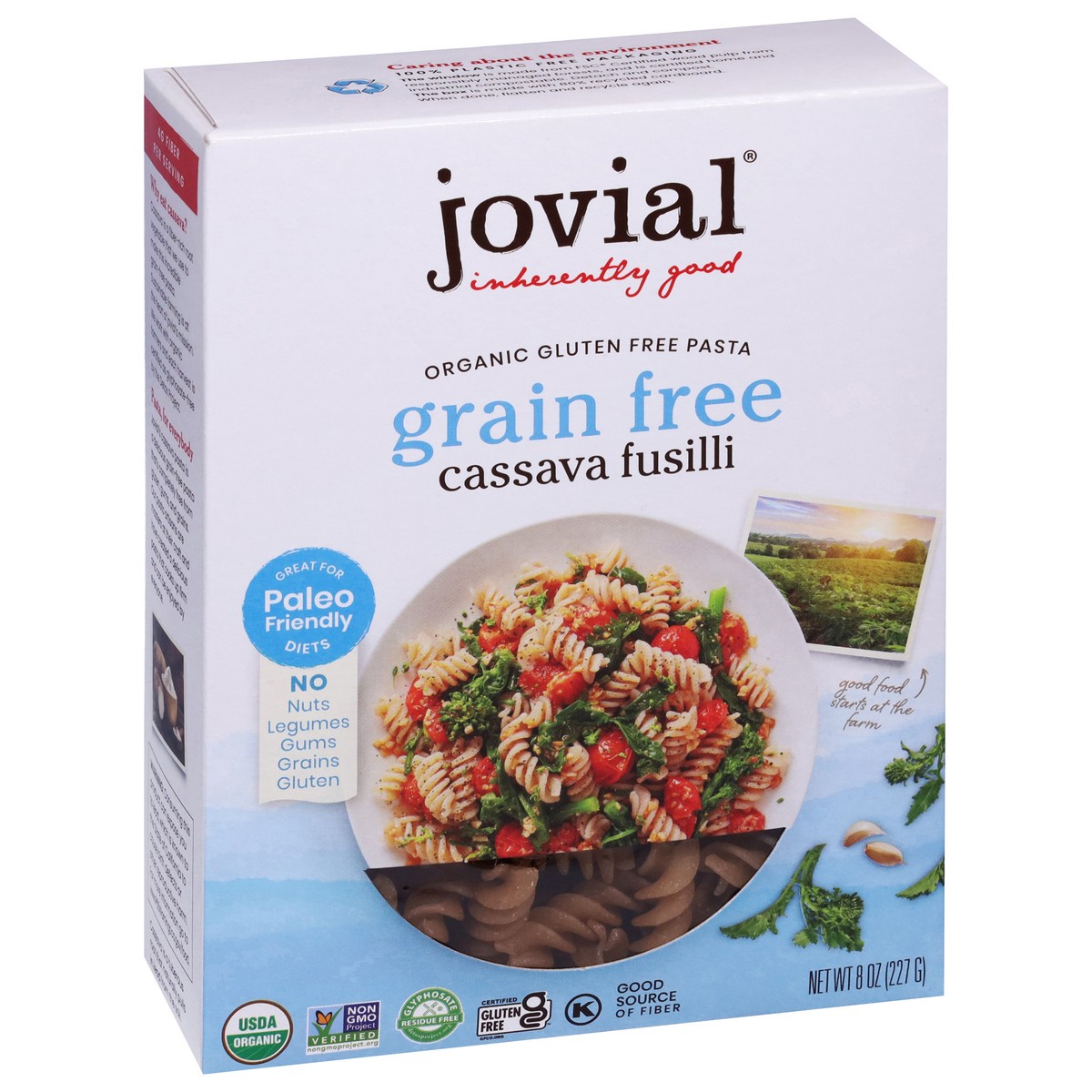 slide 11 of 14, Jovial Organic Grain Free Cassava Fusilli 8 oz, 8 oz