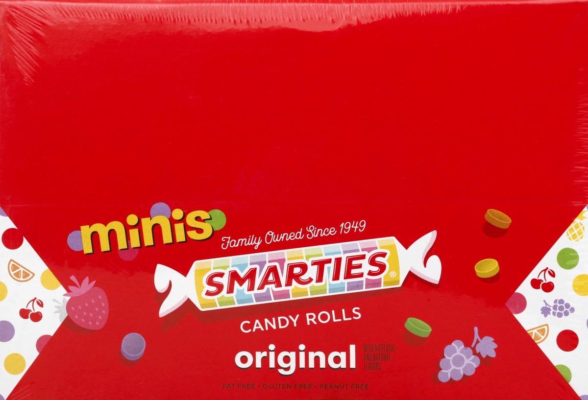 slide 6 of 13, Smarties Minis Gluten Free Original Candy Rolls 160 ea, 160 ct