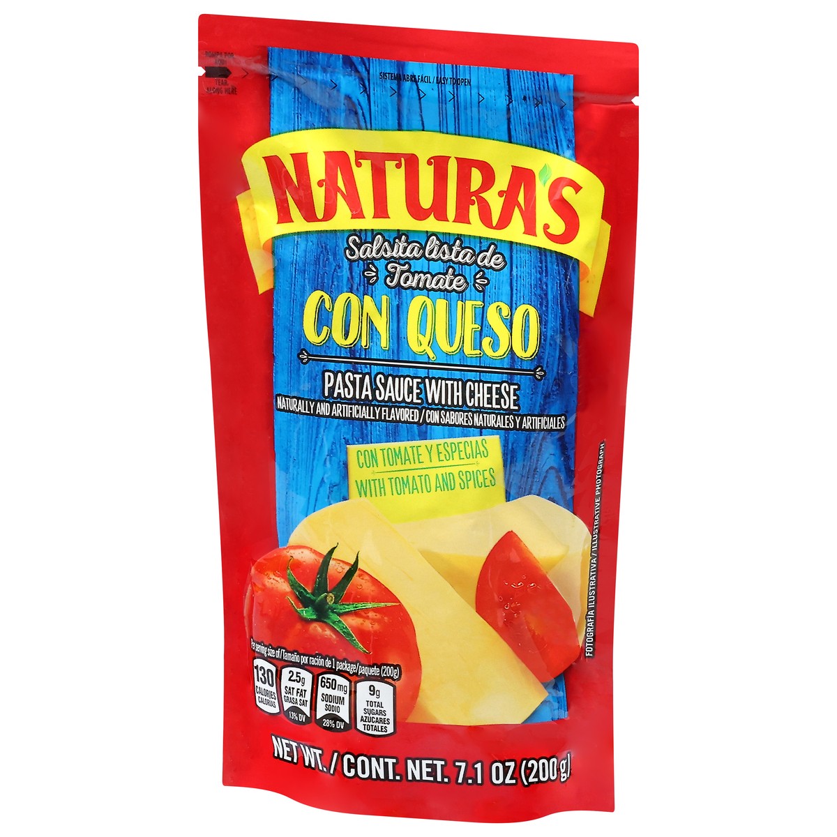 slide 9 of 13, Natura's Pasta Sauce with Cheese - 7.1 oz, 7.1 oz