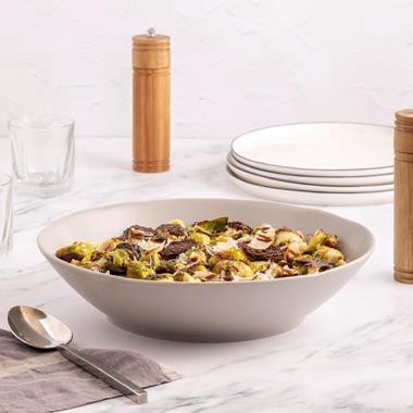 slide 1 of 1, Hy-Vee Seasons 13 In. Serving Bowl In Chateau Gray, 1 ct