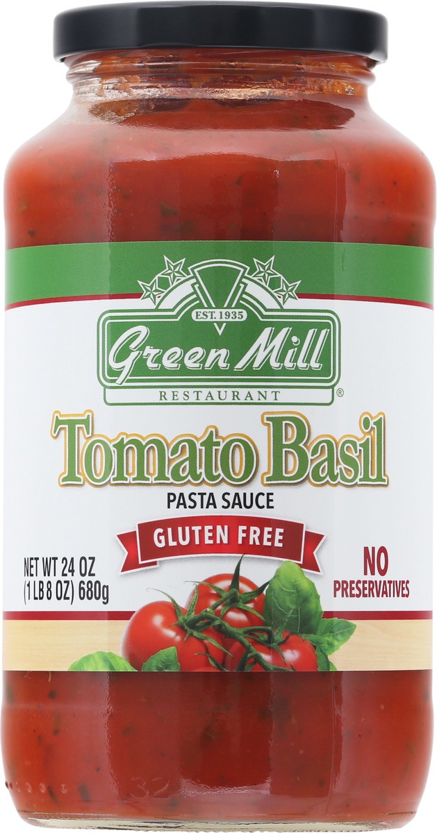 slide 6 of 13, Green Mill Tomato Basil Pasta Sauce,