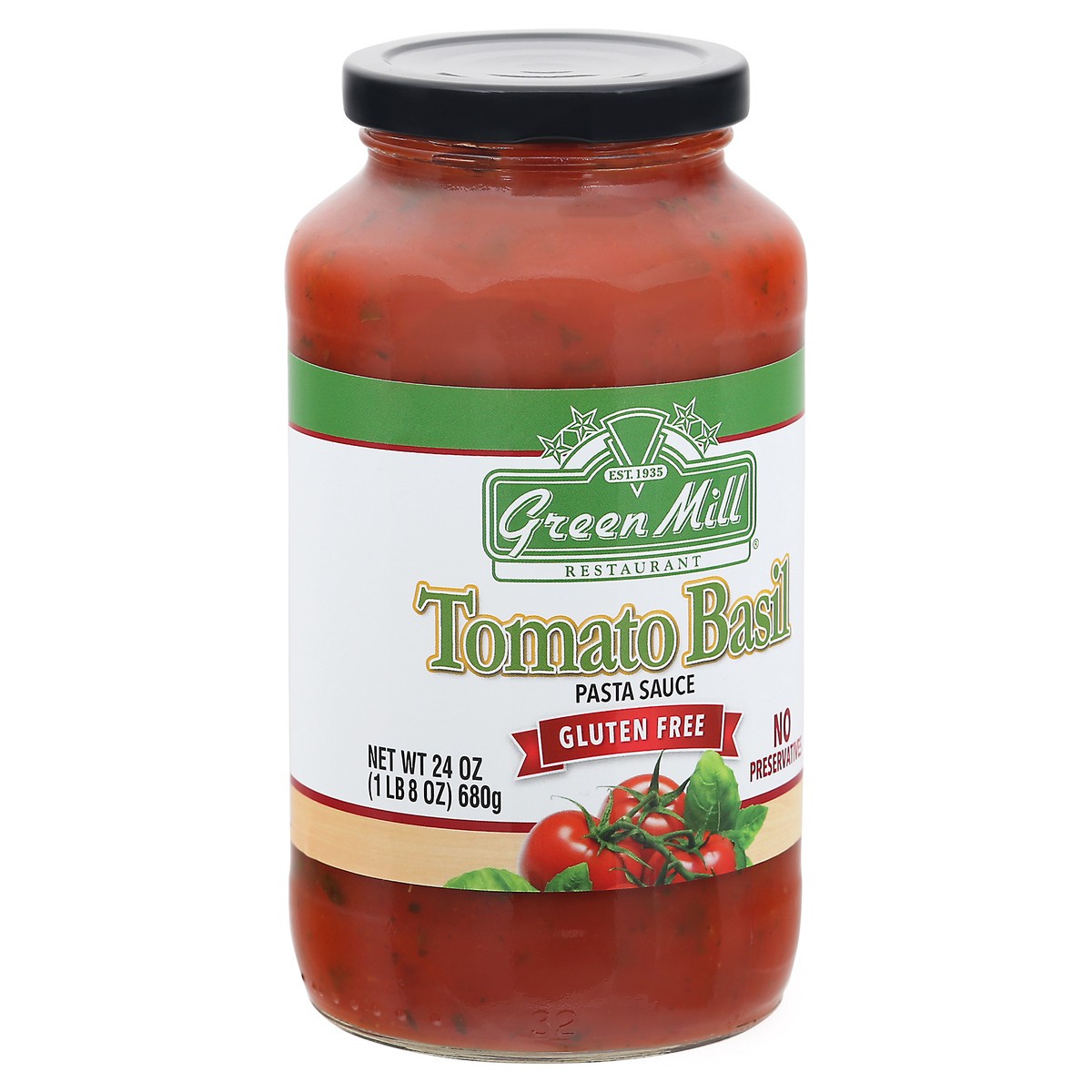 slide 7 of 13, Green Mill Tomato Basil Pasta Sauce,