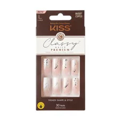 Kiss Classy Premium Nails Long - 30 ea