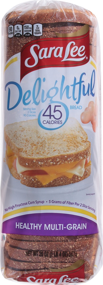 slide 3 of 9, Sara Lee Healthy Multi-Grain Delightful Bread 20 oz, 20 oz