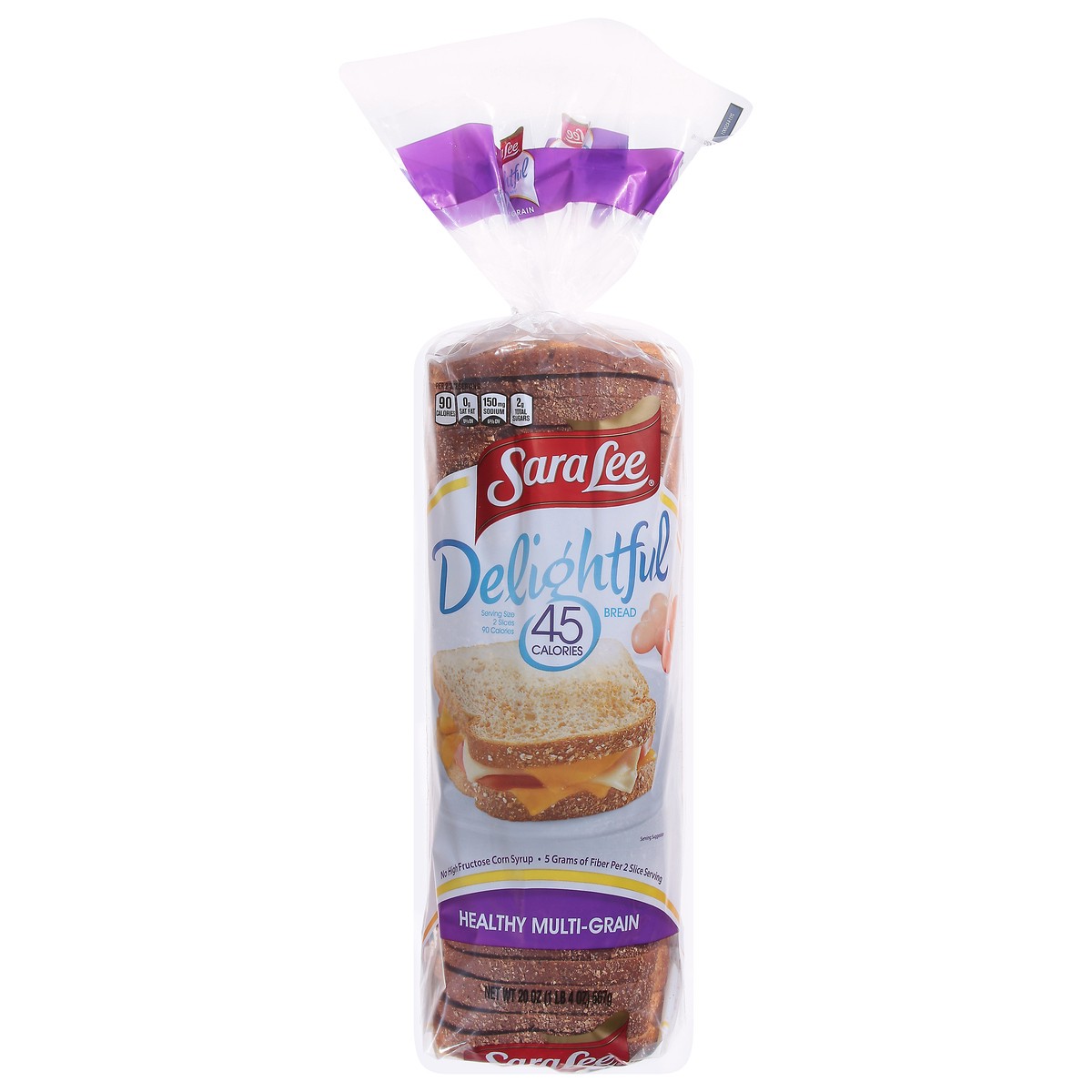 slide 1 of 9, Sara Lee Healthy Multi-Grain Delightful Bread 20 oz, 20 oz