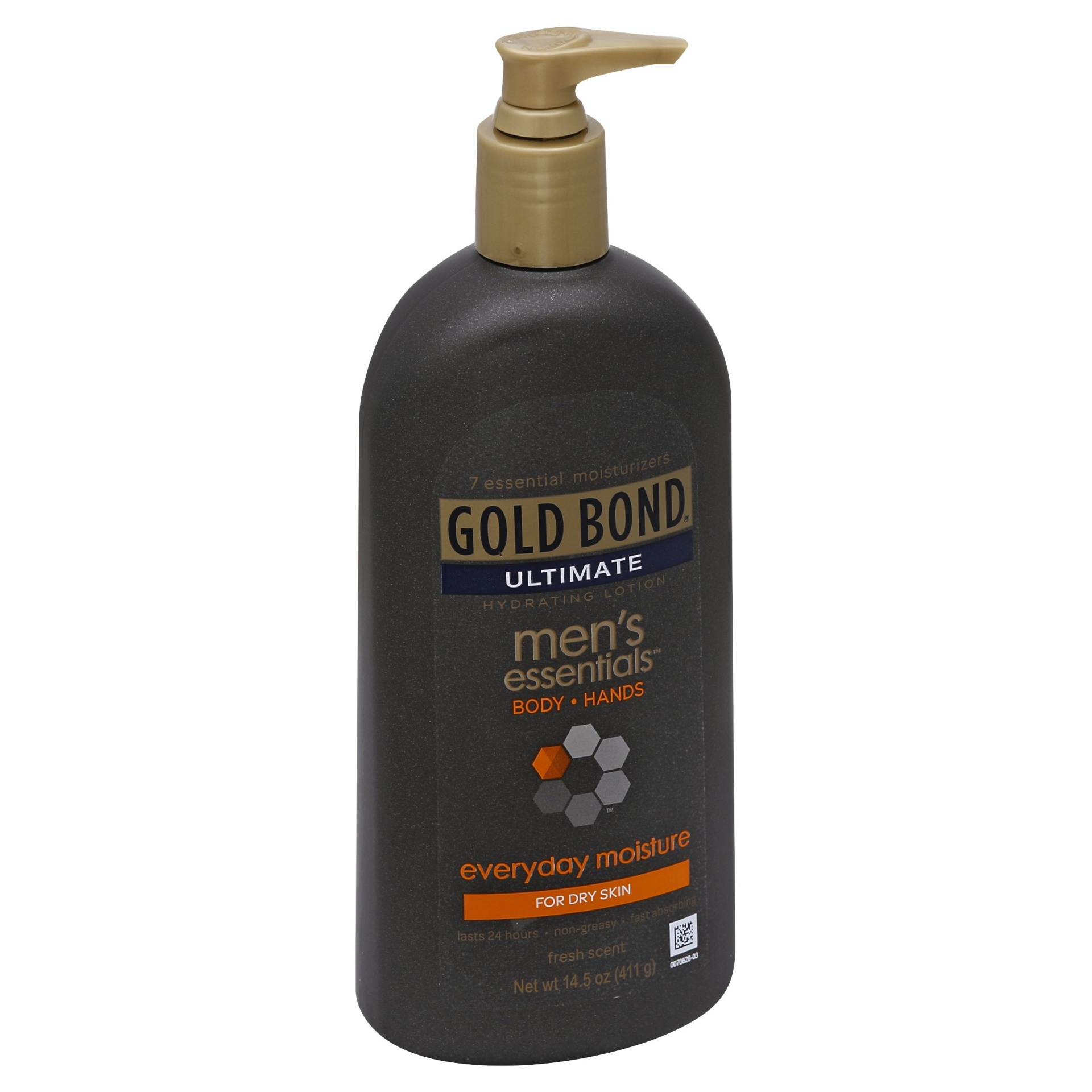 Gold Bond Ultimate Hydrating Lotion Men's Essentials Fresh Scent 14.5