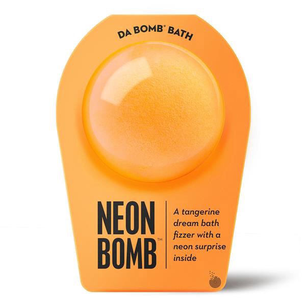 slide 1 of 1, Da Bomb Neon Orange Bath Bomb, 1 ct