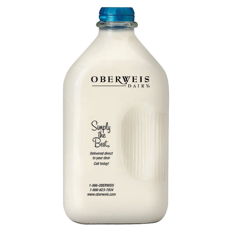 slide 1 of 1, Oberweis Whole Milk - 0.5gal, 1/2 gal