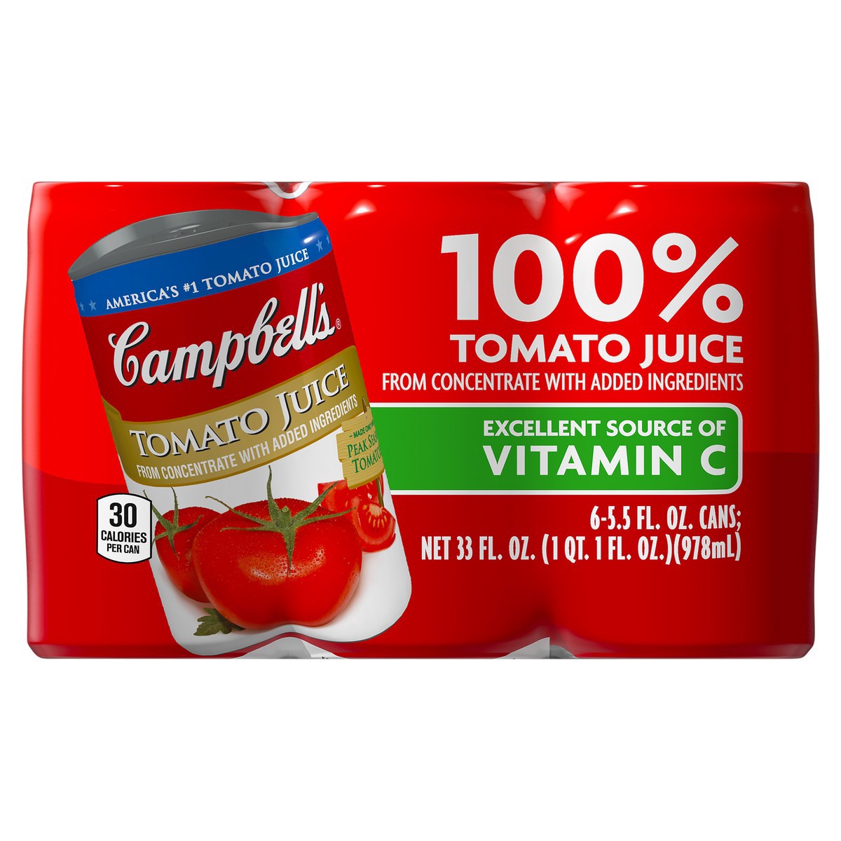 slide 1 of 4, Campbell's Tomato Juice, 