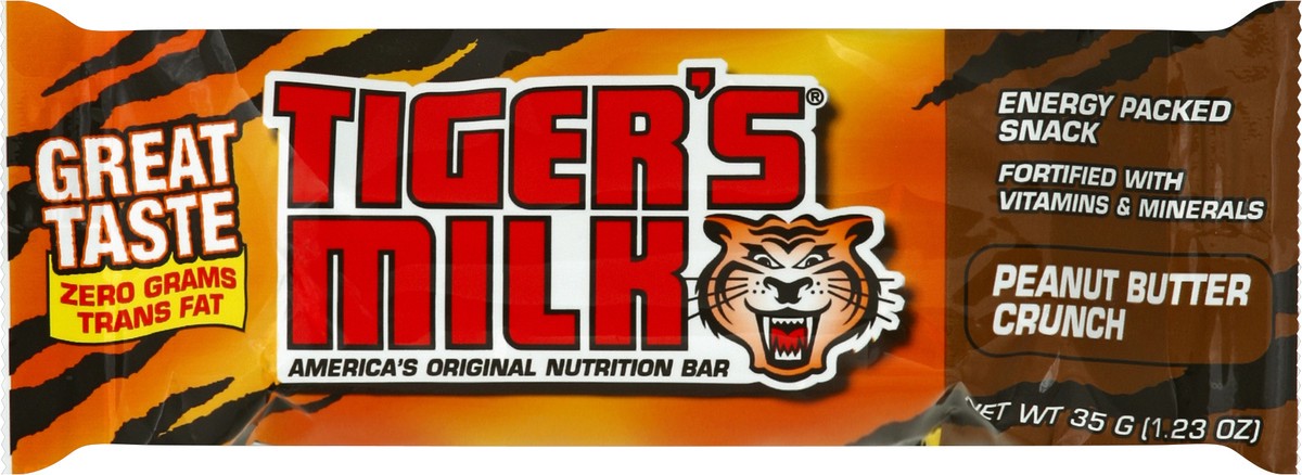 slide 1 of 6, Tiger's Milk Nutrition Bar 1.23 oz, 1.23 oz