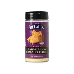 Delallo Grated Parm & Romano - 8 OZ