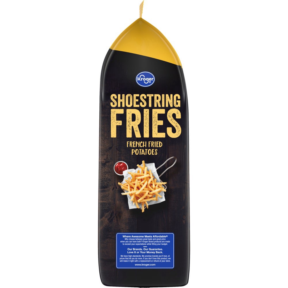 slide 3 of 4, Kroger Shoestring Fries, 28 oz