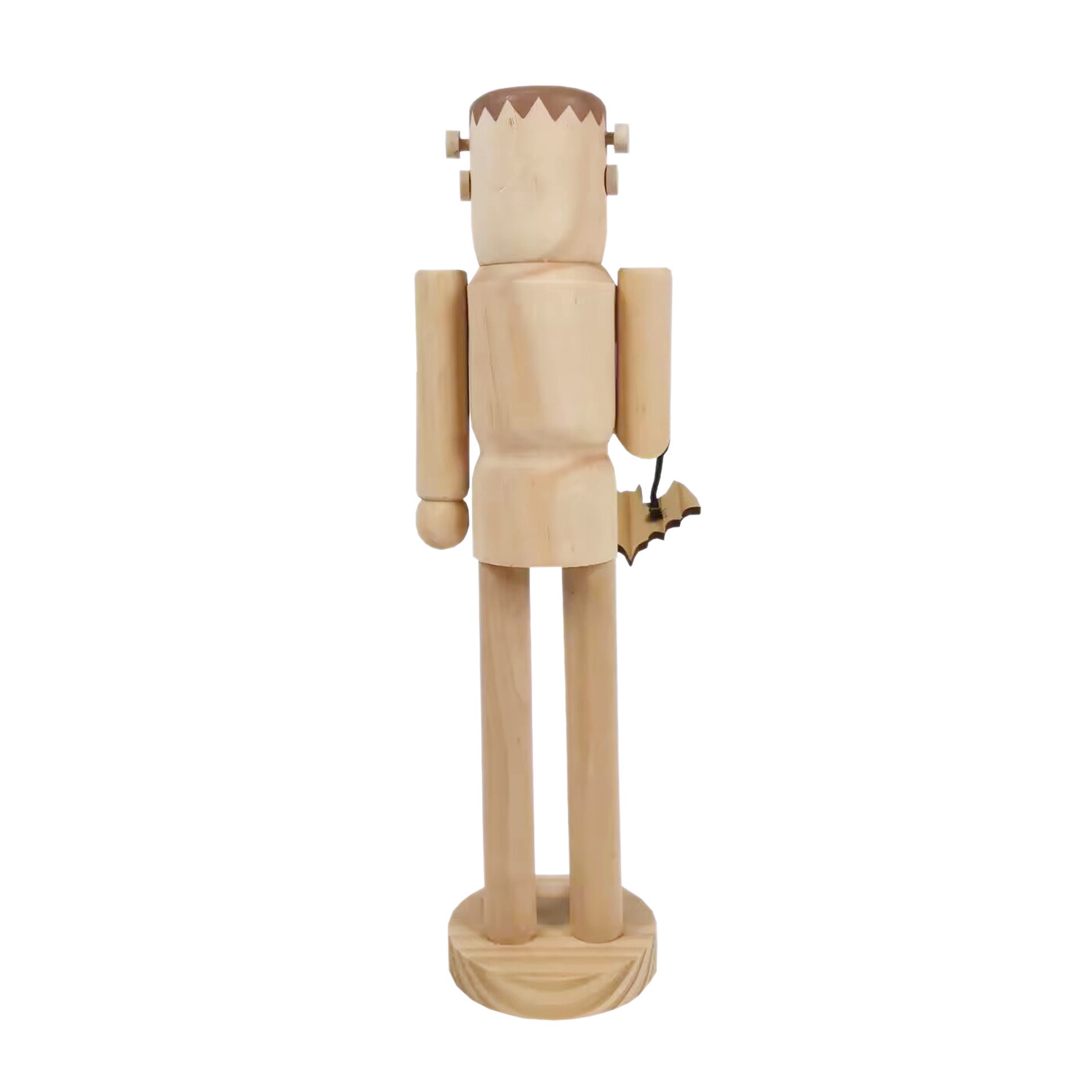 slide 3 of 3, 14" Monster Diy Wood Nutcracker By Make Market, 14 in