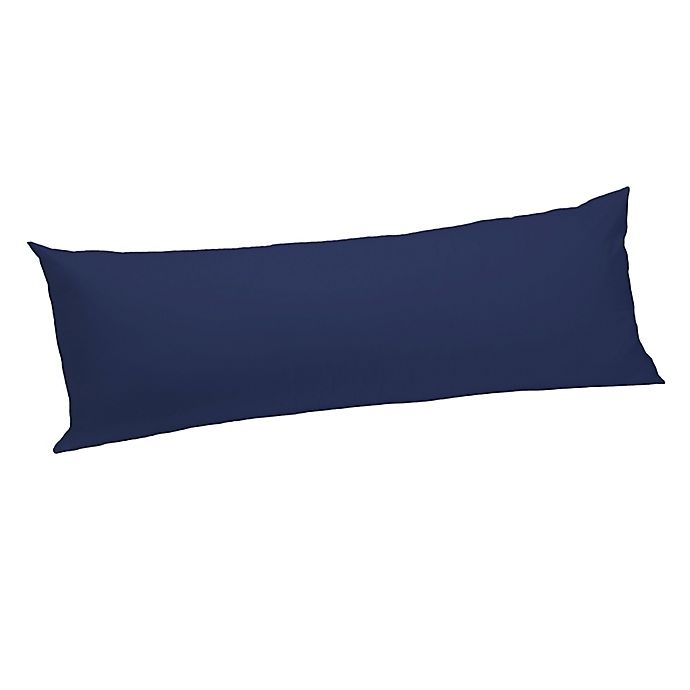 slide 3 of 3, Wamsutta 300-Thread-Count Cotton Body Pillow Cover - Navy, 1 ct
