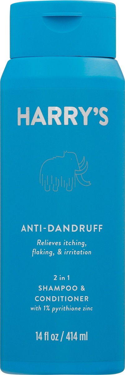 slide 3 of 9, Harry's Anti-Dandruff 2 In 1 Shampoo & Conditioner 14 fl oz Bottle, 14 fl oz