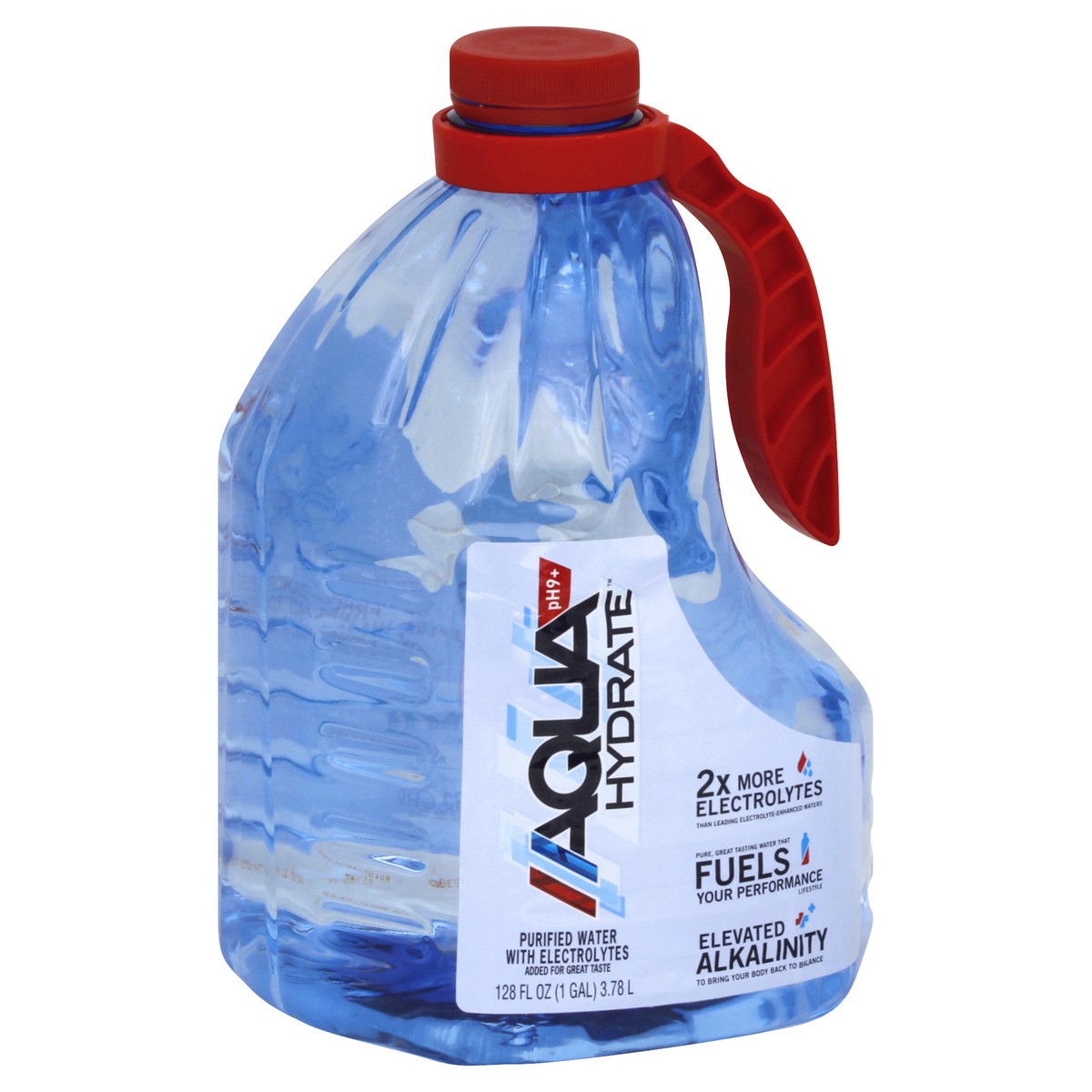 slide 2 of 3, AQUA HYDRATE Purified Water - 128 oz, 128 oz