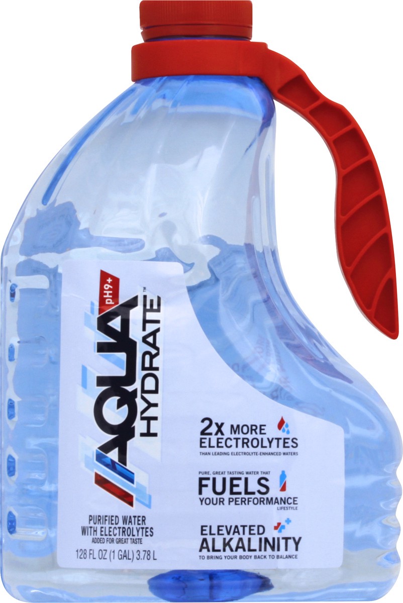 slide 3 of 3, AQUA HYDRATE Purified Water - 128 oz, 128 oz