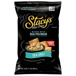 Stacy's Pita Chips, Sea Salt, No Artificial Colors or Flavors