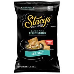 Stacy's Pita Chips, Sea Salt, No Artificial Colors or Flavors