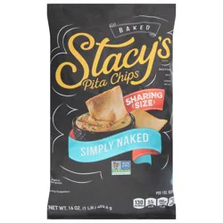 Stacy's Pita Chips, Sharing Size, Baked, Simply Naked