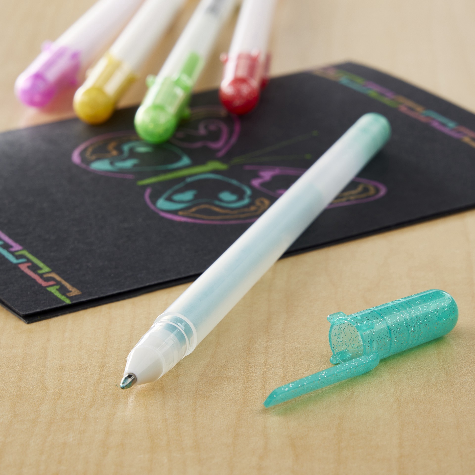 slide 2 of 2, Sakura Gelly Roll Metallic Gel Pen, 1mm ball with a 0.4 mm line