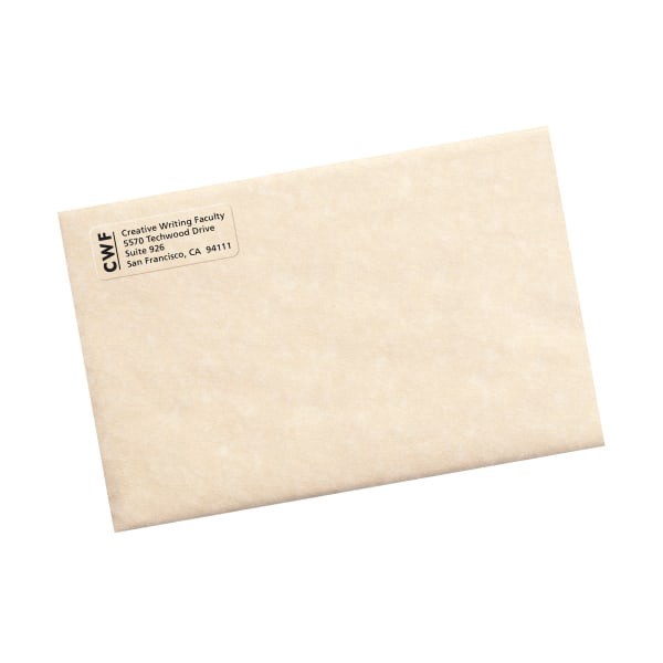 slide 2 of 8, Avery Easy Peel Permanent Return Address Labels - Matte Clear, 600 ct