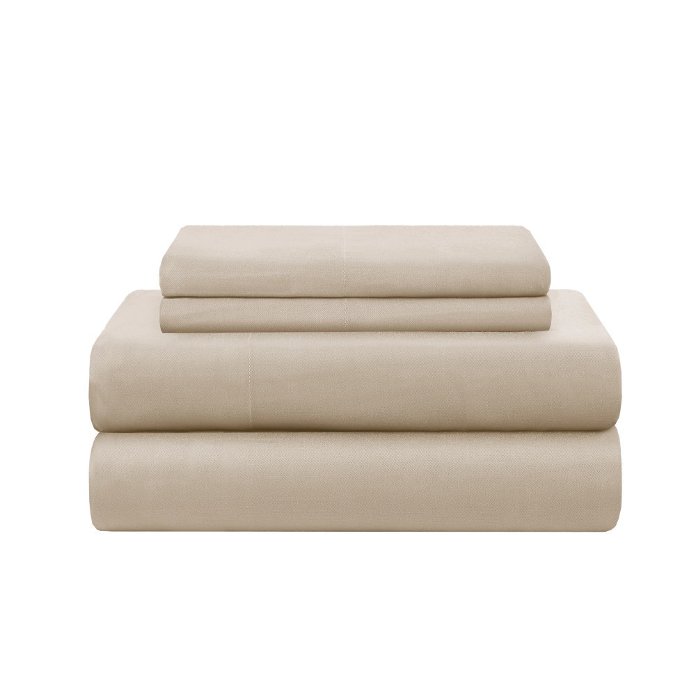 slide 1 of 1, Modavari 500Tc Egyptian Cotton Sheets King Size - Tan, King Size