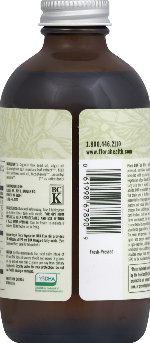 slide 3 of 3, Flora Flax Oil 8.5 oz, 8.5 oz