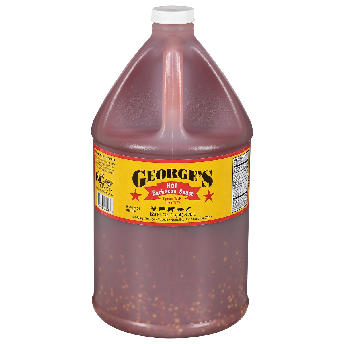 slide 9 of 11, George's Barbecue Sauce 128 oz, 128 oz