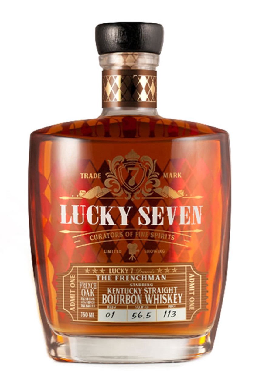 slide 1 of 1, Lucky Seven Bourbon - The Frenchman, 750 ml