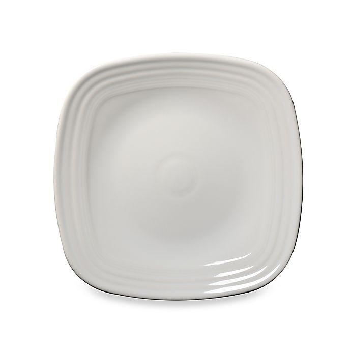 slide 1 of 1, Fiesta Square Dinner Plate - White, 1 ct