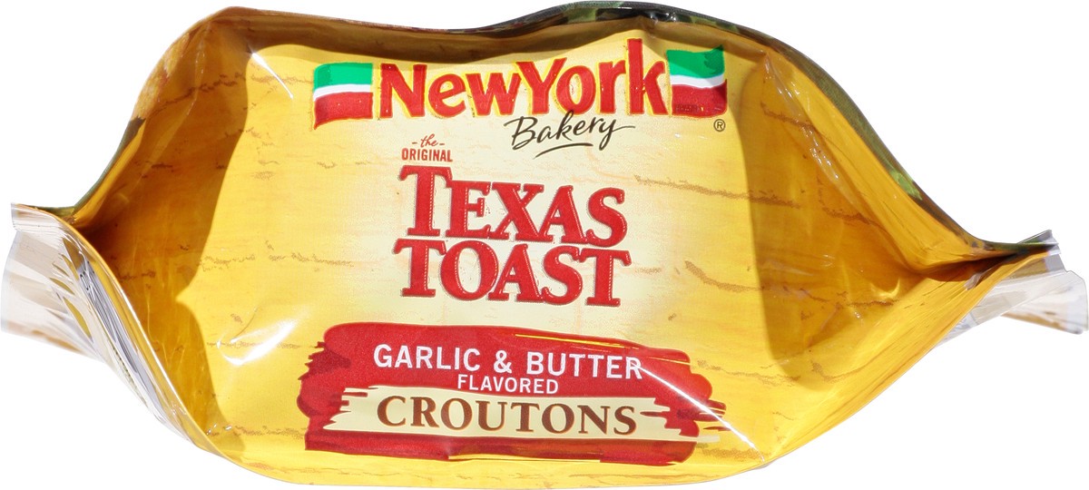 slide 11 of 13, New York Texas Toast Garlic & Butter Flavored Croutons 5 oz, 5 oz