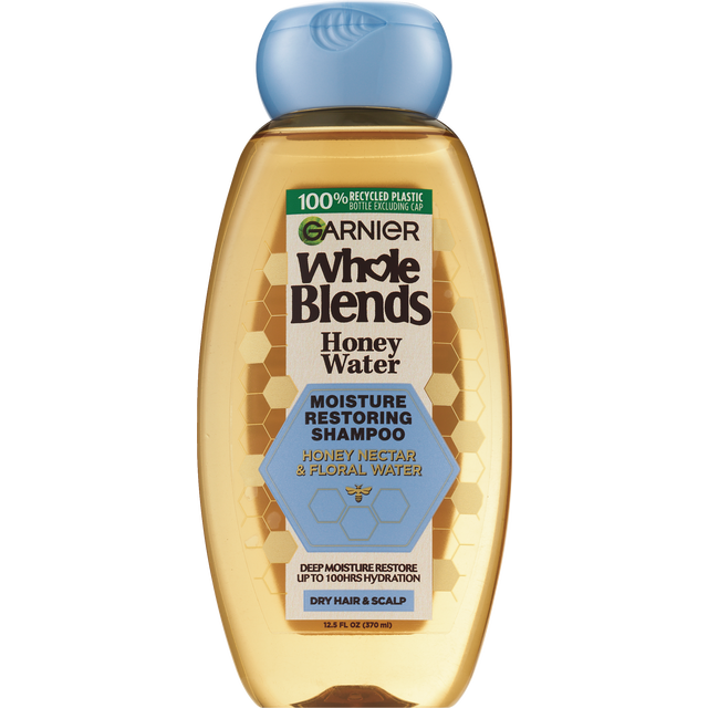 slide 1 of 1, Garnier Whole Blends Honey Water Moisture Restoring Shampoo, 12.5 Oz, 12.5 oz