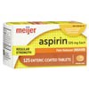 slide 2 of 29, Meijer Enteric Coated Aspirin, 325 mg, 125 ct