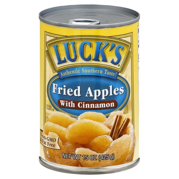 slide 1 of 3, Luck's Fried Apples Cinnamon, 15 oz