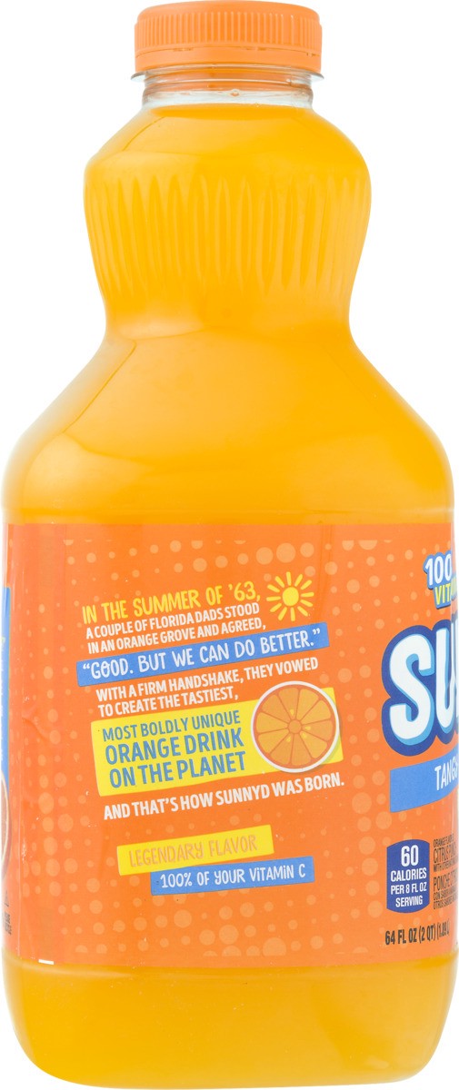 slide 7 of 11, Sunny D Sunnyd Tangy Original Orange Juice Drink, 64 Fl Oz Bottle, 64 oz